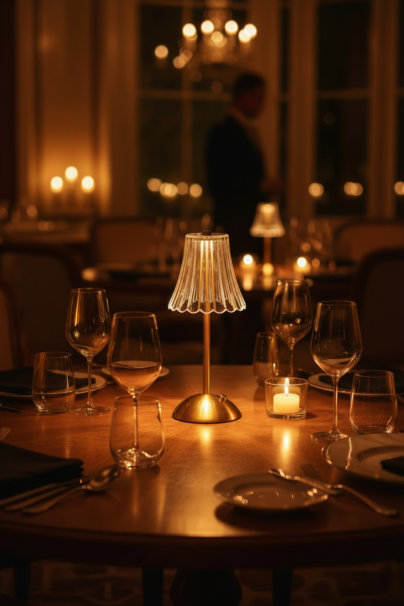 Nachttischlampe Art Déco Messing – Produktansicht 8