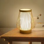 Nachttischlampe Bambus Laterne