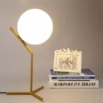 Nachttischlampe Design Glaskugel