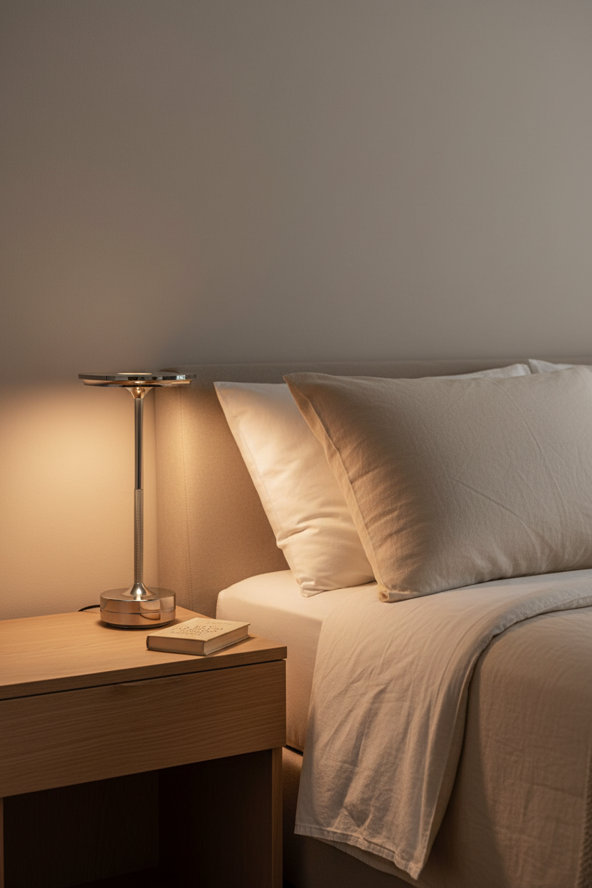 Nachttischlampe Design Italienisch Kabellos – Produktansicht 7