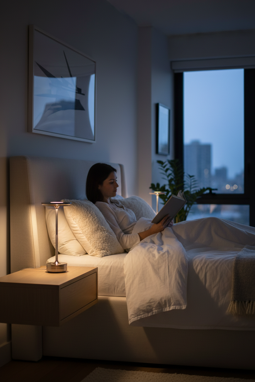 Nachttischlampe Design Italienisch Kabellos – Produktansicht 8