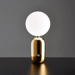Nachttischlampe Design Kugelform