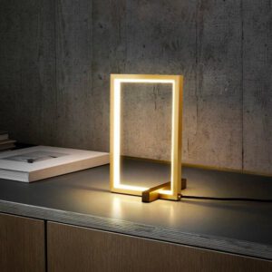 Nachttischlampe Design LED Rechteckig