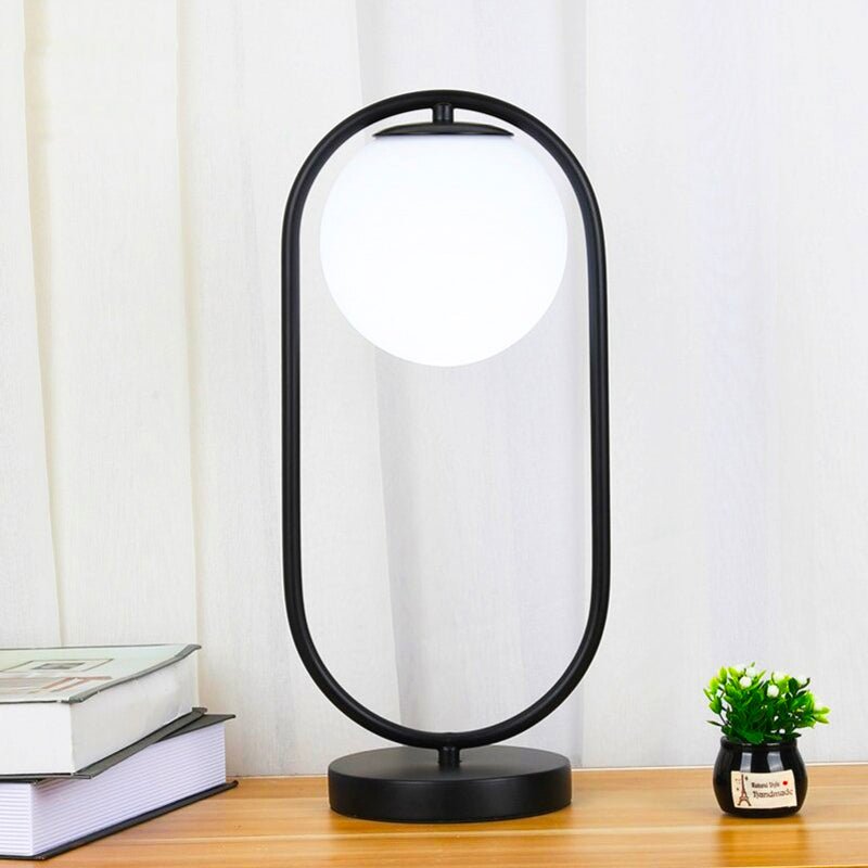 Nachttischlampe Design Mondkugel – Produktansicht 2
