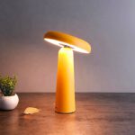 Nachttischlampe Design Pilz Schwenkbar