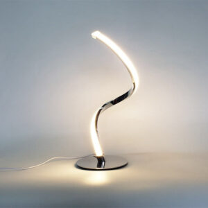 Nachttischlampe Design Spirale
