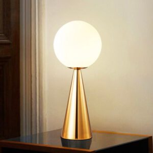 Nachttischlampe Gold Modern