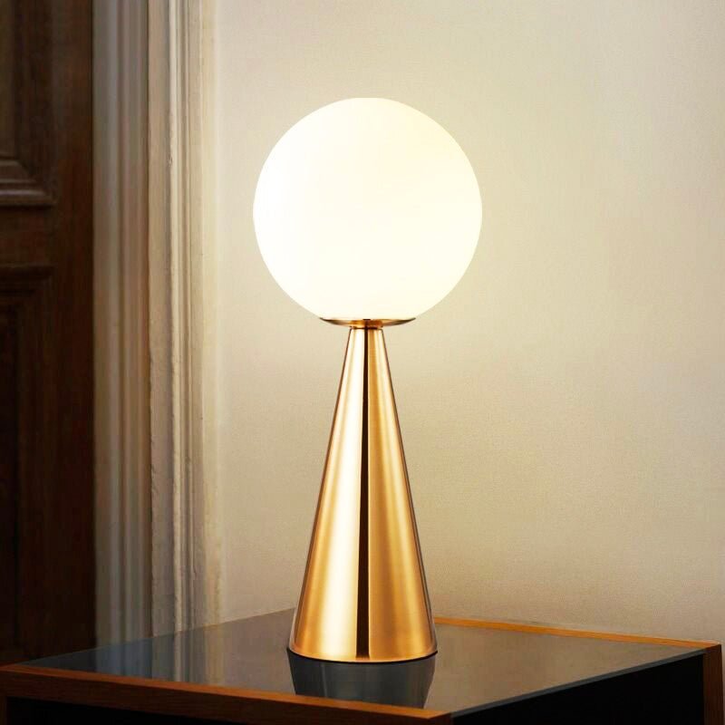 Nachttischlampe Gold Modern