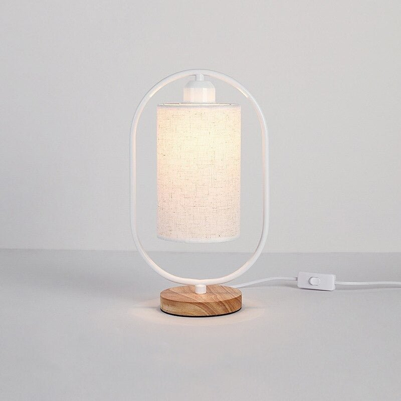 Nachttischlampe Holz Industriell – Produktansicht 4