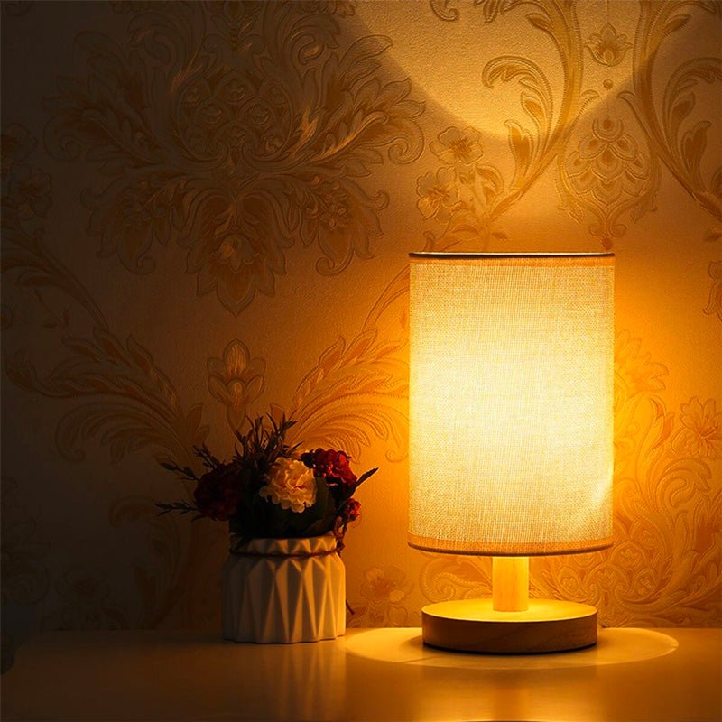 Nachttischlampe Holz Skandinavisch – Produktansicht 5