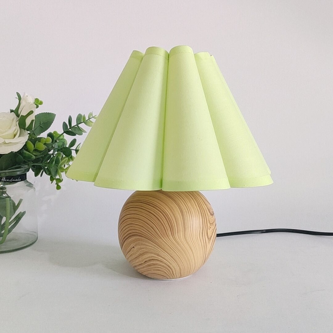 Nachttischlampe Holz Vintage – Produktansicht 4