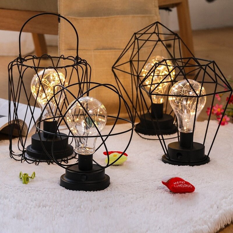 Nachttischlampe Industriell Batteriebetrieben