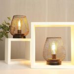 Nachttischlampe Industriell Käfig Tischleuchte