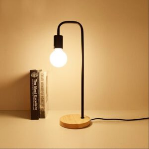 Nachttischlampe Industriell Offene Glühbirne