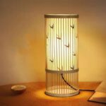 Nachttischlampe Japanisch Bambus Zen