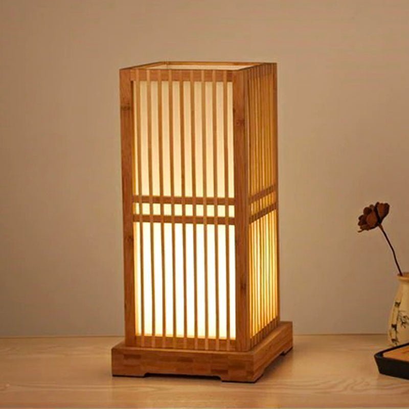 Nachttischlampe Japanisch Bodenleuchte Reispapier – Produktansicht 2