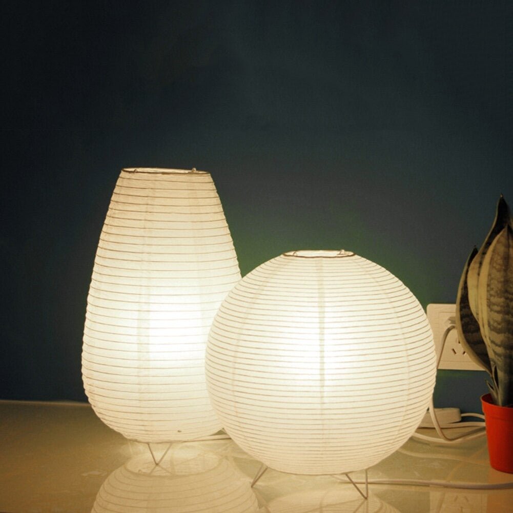 Nachttischlampe Japanisch Papierlaterne