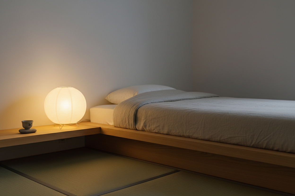Nachttischlampe Japanisch Papierlaterne – Produktansicht 5
