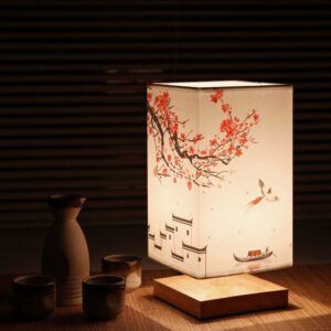 Nachttischlampe Japanisch Skandinavisch