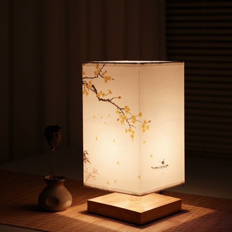 Nachttischlampe Japanisch Skandinavisch – Produktansicht 3