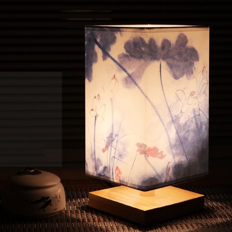Nachttischlampe Japanisch Skandinavisch – Produktansicht 5