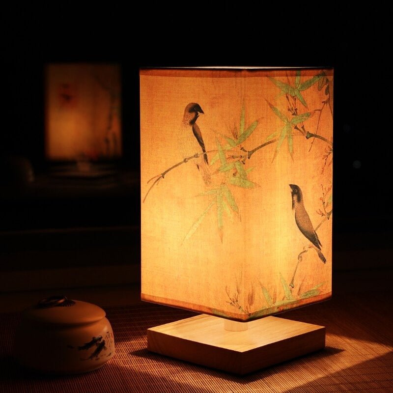 Nachttischlampe Japanisch Skandinavisch – Produktansicht 8
