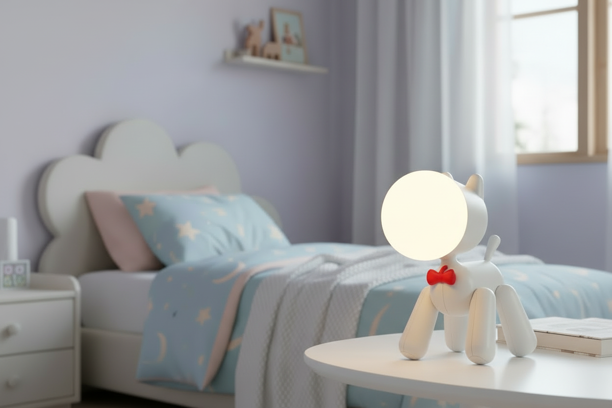 Nachttischlampe Kinder Hund Kabellos – Produktansicht 6