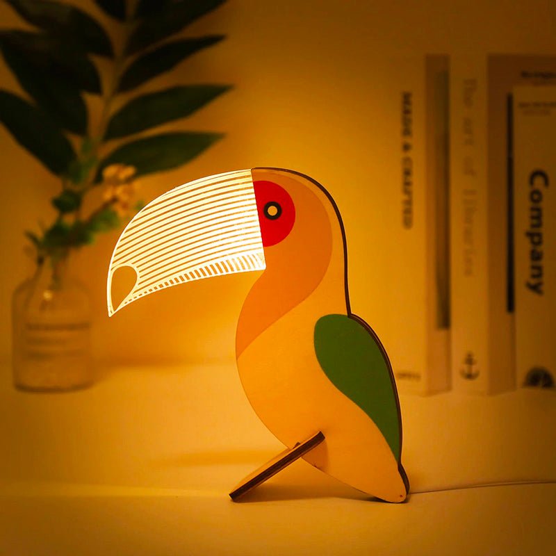 Nachttischlampe Kinder Tiermotive