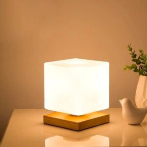 Nachttischlampe LED Quadratisch