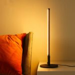 Nachttischlampe LED Schwarz