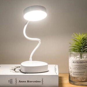 Nachttischlampe Leseleuchte Weiß