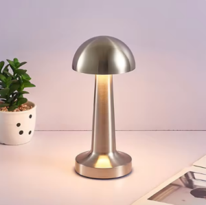 Nachttischlampe Retro Pilz