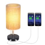 Nachttischlampe Skandinavisch mit Ladefunktion