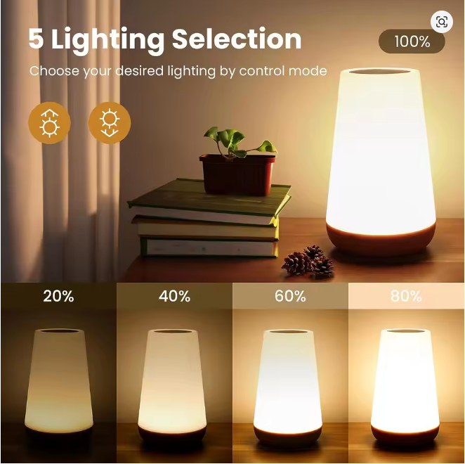 Nachttischlampe Touch Dimmbar – Produktansicht 2