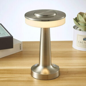 Nachttischlampe Touch LED Scheibenform