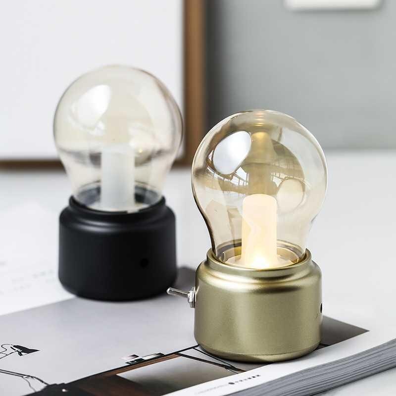 Nachttischlampe Vintage Kabellos – Produktansicht 3