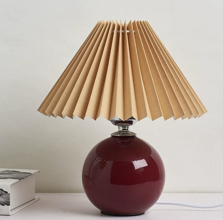 Nachttischlampe Vintage Keramik – Produktansicht 4