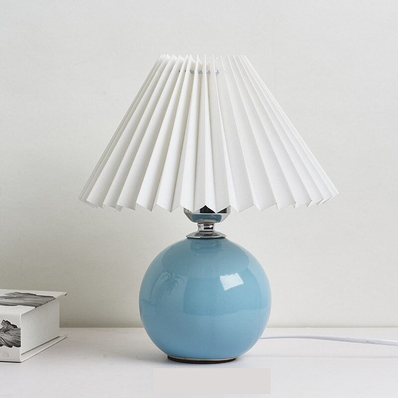 Nachttischlampe Vintage Keramik – Produktansicht 8