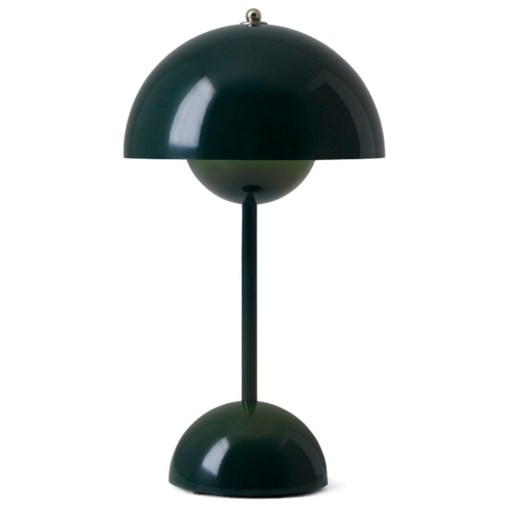 Nachttischlampe Vintage Pilz Glas