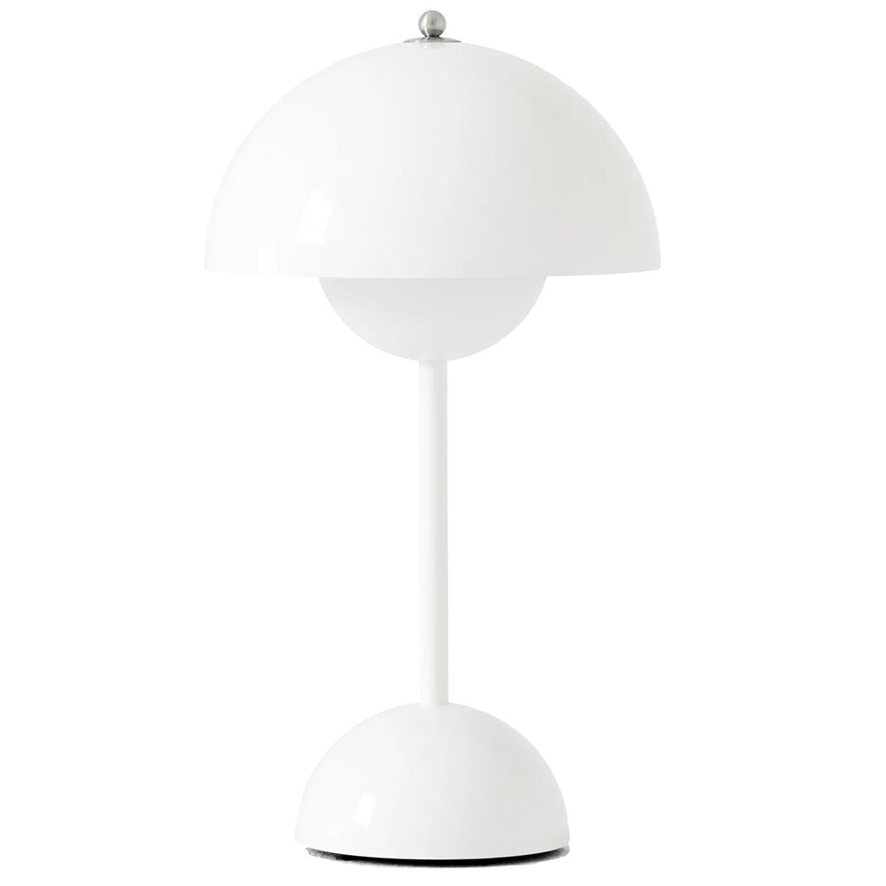 Nachttischlampe Vintage Pilz Glas – Produktansicht 3