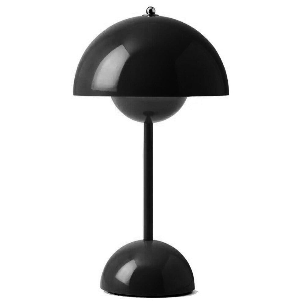 Nachttischlampe Vintage Pilz Glas – Produktansicht 6