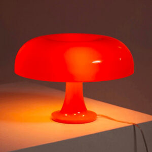 Nachttischlampe Vintage Pilz Metall