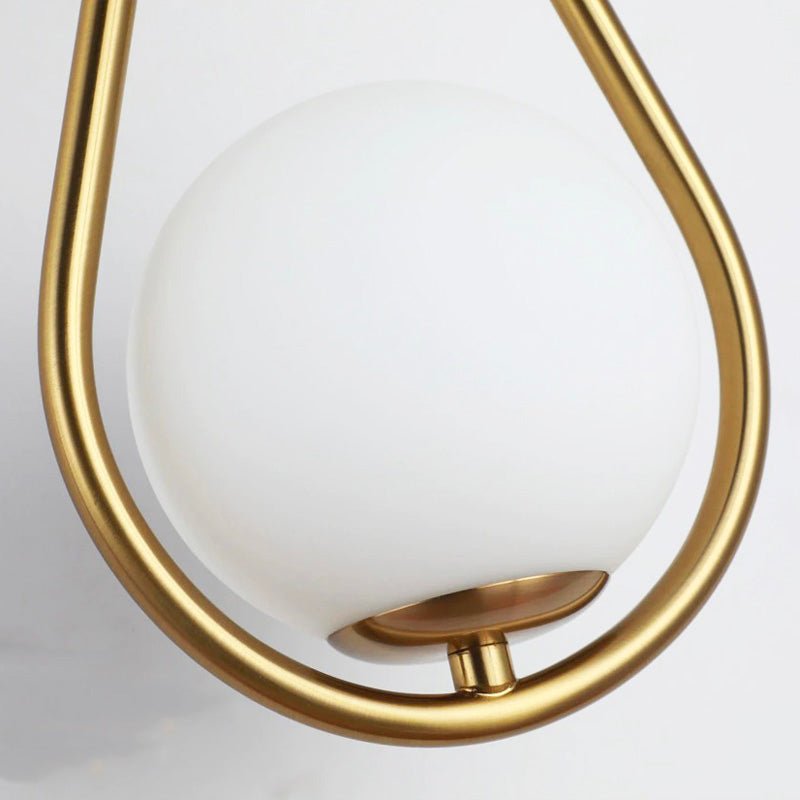 Nachttischlampe Wand Goldene Metallkugel – Produktansicht 4