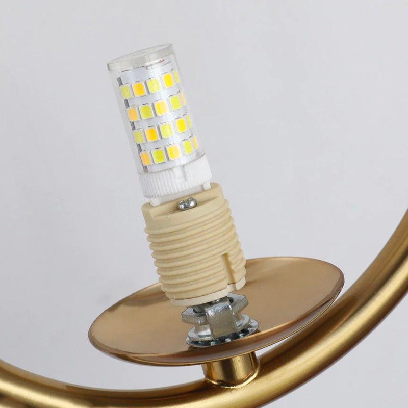 Nachttischlampe Wand Goldene Metallkugel – Produktansicht 6