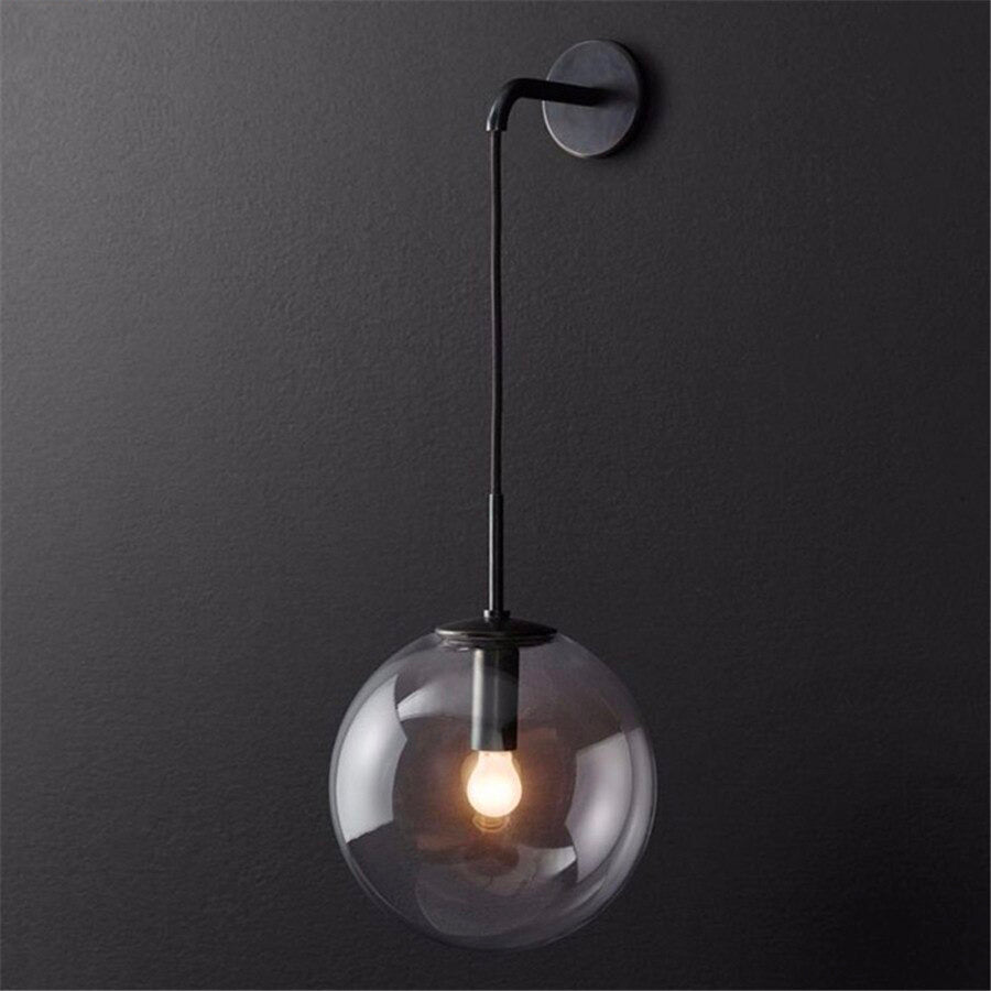 Nachttischlampe Wand Hängend Glas – Produktansicht 2