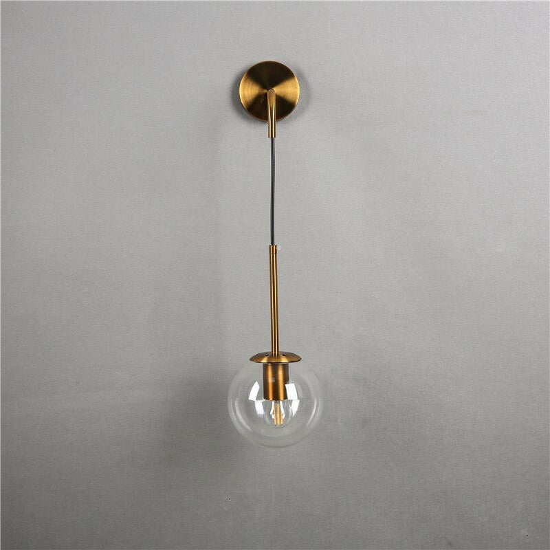 Nachttischlampe Wand Hängend Glas – Produktansicht 3