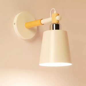Nachttischlampe Wand Holz Nordisch