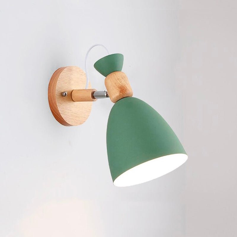 Nachttischlampe Wand Holz Skandinavisch Kompakt – Produktansicht 2