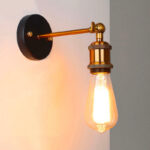 Nachttischlampe Wand Industriell Offene Glühbirne