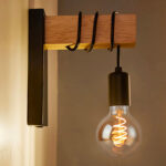 Nachttischlampe Wand Industriell Quadratisch